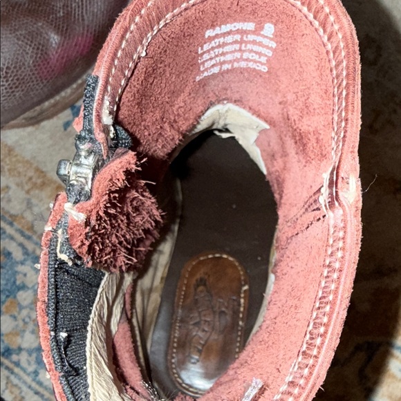 Studded Leather Ankle Boots - Picture 6 of 9